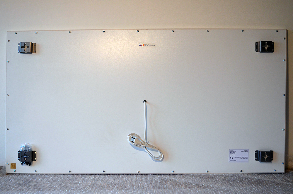 720W - Infrapanel Pole slunečnic - zadní strana