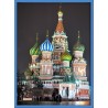 Topný obraz - Rusko - světle modrý rám