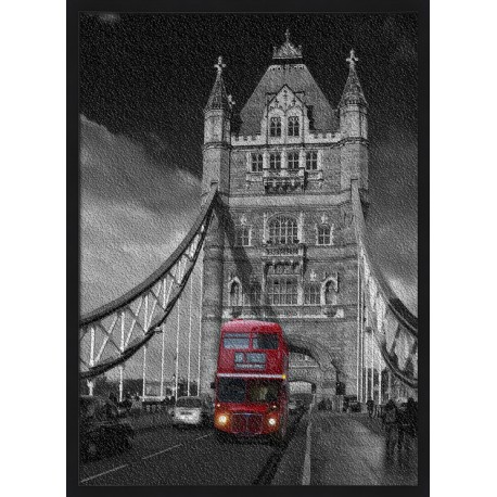 Topný obraz - Londýnský červený autobus