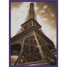Topný obraz - Retro fotografie Eiffelovy věže