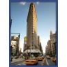 Topný obraz - New York Flatiron modrý rám