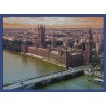 Topný obraz - London - modrý rám