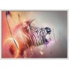 Topný obraz - Zebra