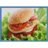 Topný obraz - Hamburger