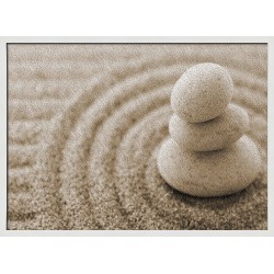 Topný obraz - Kamínky v písku