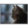Topný obraz - Kotě u okna