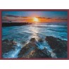 Topný obraz - Pobřeží se západem slunce