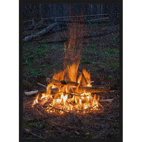 Topný obraz - Táborový oheň