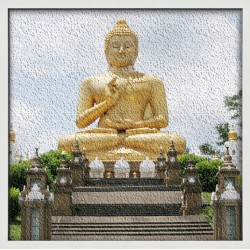 Topný obraz - Buddha