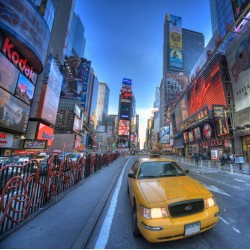 infrapanel - Taxi na Manhattanu