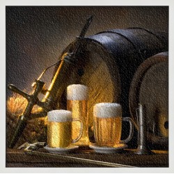 Topný obraz - Pivní sklípek