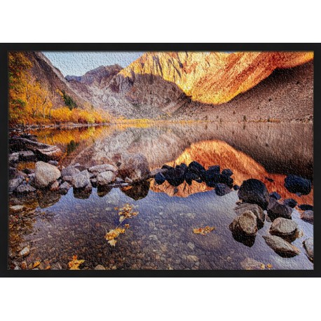 Topný obraz - Podzimní jezero