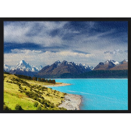 Topný obraz - Jezero Pukaki